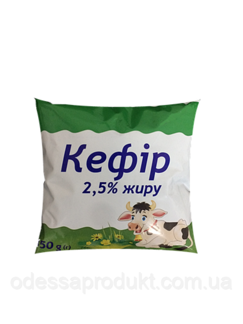 Кефір АДАЛІС 2,5%, 400г, плівка поліетиленова